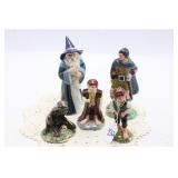 (5) ROYAL DOULTON "LORD OF THE RINGS FIGURINES