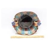 AUSTRIAN MOJOLICA ART POTTERY BOWL