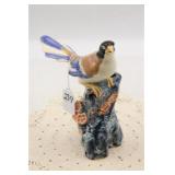 VINTAGE CHINA MARKED BIRD FIGURINE