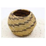 PAPAGO NATIVE AMERICAN COILED BASKET