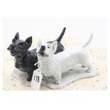 ROSENTHAL SCOTTISH TERRIER PAIR FIGURINE