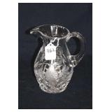 UNSIGNED LEAD CRYSTAL PITCHER