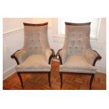 LOUIS XVI STYLE CHAIR PAIR