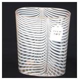 KOSTA BODA "ZEBRA" ART GLASS VASE