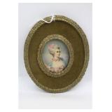 19TH CENTURY FRENCH REVIVAL MINI PORTRAIT