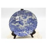 CHINESE BLUE & WHITE IMARI PORCELAIN PLATE