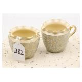 1889 WILTSHAW & ROBINSON CREAM AND SUGAR