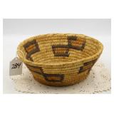 PAPAGO NATIVE AMERICAN COILED BASKET