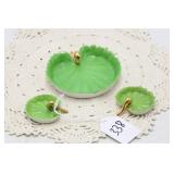 HEREND HUNGARY PORCELAIN TRINKET DISH SET
