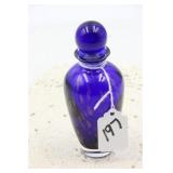 MURANO ART GLASS PERFUME BOTTLE