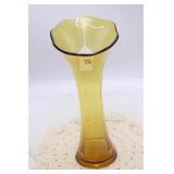 MCM AMBER GLASS VASE
