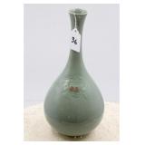 KOREAN GORYEO STYLE CELADON LONG NECK VASE