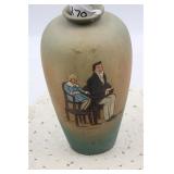 WELLER POTTERY DICKENSWARE VASE