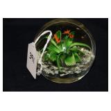 LARGE GLASS PAPERWEIGHT