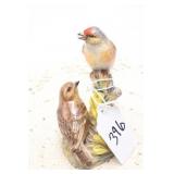 ROYAL WORCHESTER "LINNETS" BIRD FIGURINE