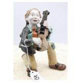TERRACOTTA/CLAY MUSICIAN FIGURINE