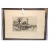 WWI ETCHING BY KERR EBY (1889-1946)