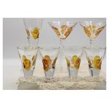 (7) PCES BOHEMIAN BARWARE