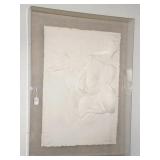 HARVEY EDWARDS SIGNED CAST PAPER SCULPTURE
