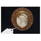 19TH CENTURY FRENCH REVIVAL MINI PORTRAIT