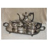 SHEFFIELD ENGLAND SILVERPLATE TEASET