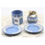 4 PC WEDGWOOD SMOKING SET