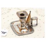 VICTORIAN BEDROOM CANDLESTICK W/SNUFFER