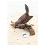 HAND CARVED CAROLINA WREN