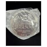 2014 ATB 5OZ SILVER HARPERS FERRY COIN