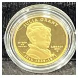 2011 "JULIA GRANT" FIRST SPOUSE GOLD PROOF COIN