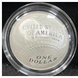 2014 NATIONAL BASEBALL HALL OF FAME PROOF SILVER