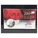 2009 D.C. & U.S. TERRITORIES SILVER PROOF QUARTERS