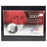 2009 D.C. & U.S. TERRITORIES SILVER PROOF QUARTERS
