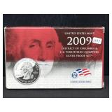 2009 D.C. & U.S. TERRITORIES SILVER PROOF QUARTERS
