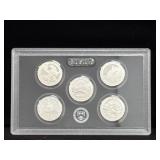 2012 US MINT ATB QUARTERS SILVER PROOF SET
