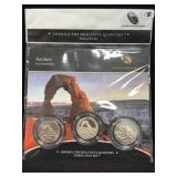 ARCHES NATIONAL PARK 3-COIN SET