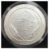 2015 5OZ SILVER HOMESTEAD NATIONAL MONUMENT COIN