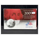 2009 D.C. & U.S. TERRITORIES QUARTERS SILVER PROOF