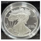 2005-W AMERICAN EAGLE PROOF SILVER COIN
