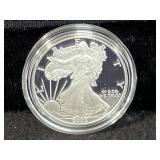 2005-W AMERICAN EAGLE PROOF SILVER COIN