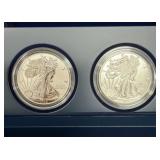 2013 AMERICAN EAGLE WEST POINT 2-COIN SILVER SET