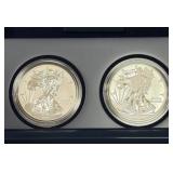2013 AMERICAN EAGLE WEST POINT 2-COIN SILVER SET