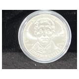 2009 LOUIS BRAILLE BICENTENNIAL UNC SILVER DOLLAR