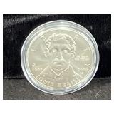 2009 LOUIS BRAILLE BICENTENNIAL UNC SILVER DOLLAR