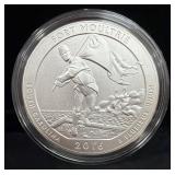 2016 5OZ SILVER UNCIRC. FORT MOULTRIE SC COIN