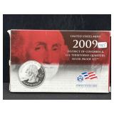 2009 D.C. & U.S. TERRITORIES QUARTERS SILVER PROOF