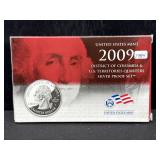 2009 D.C. & U.S. TERRITORIES QUARTERS SILVER PROOF