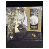 2012 INFANTRY SOLDIER SILVER DOLLAR