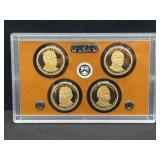 2012 U.S. MINT PRESIDENTIAL $1 COIN PROOF SET