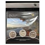 2017 EFFIGY MOUNDS ATB QUARTERS 3-COIN SET